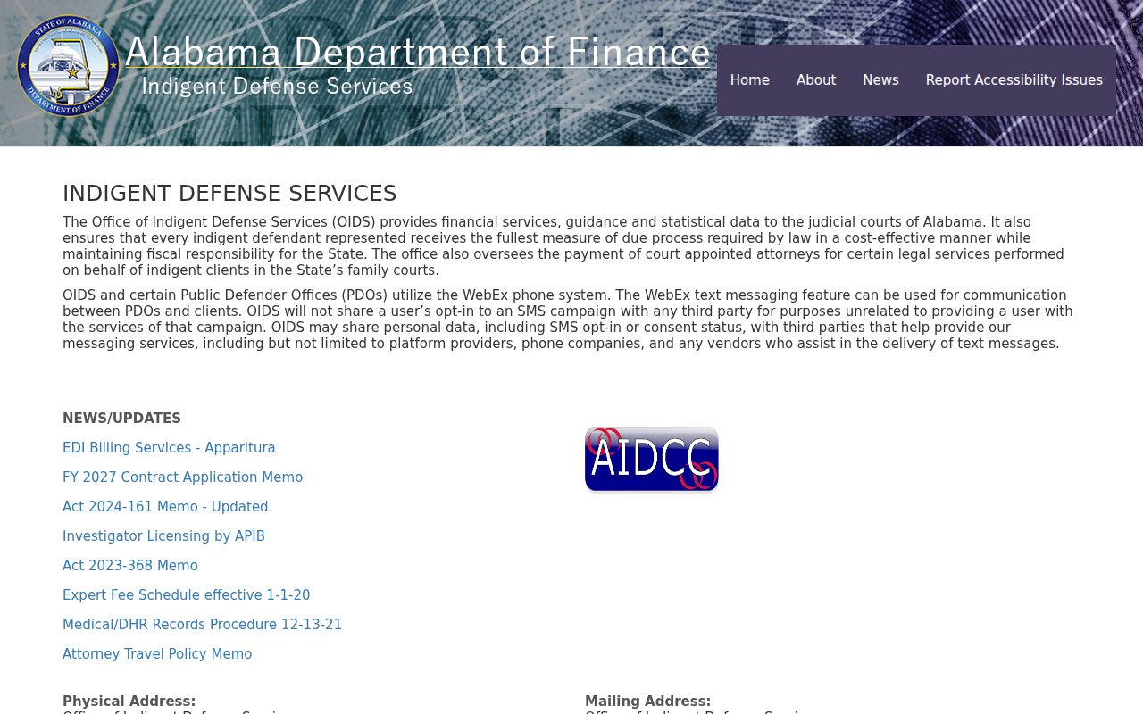 Lowndes County Court criminal records indigent defense source