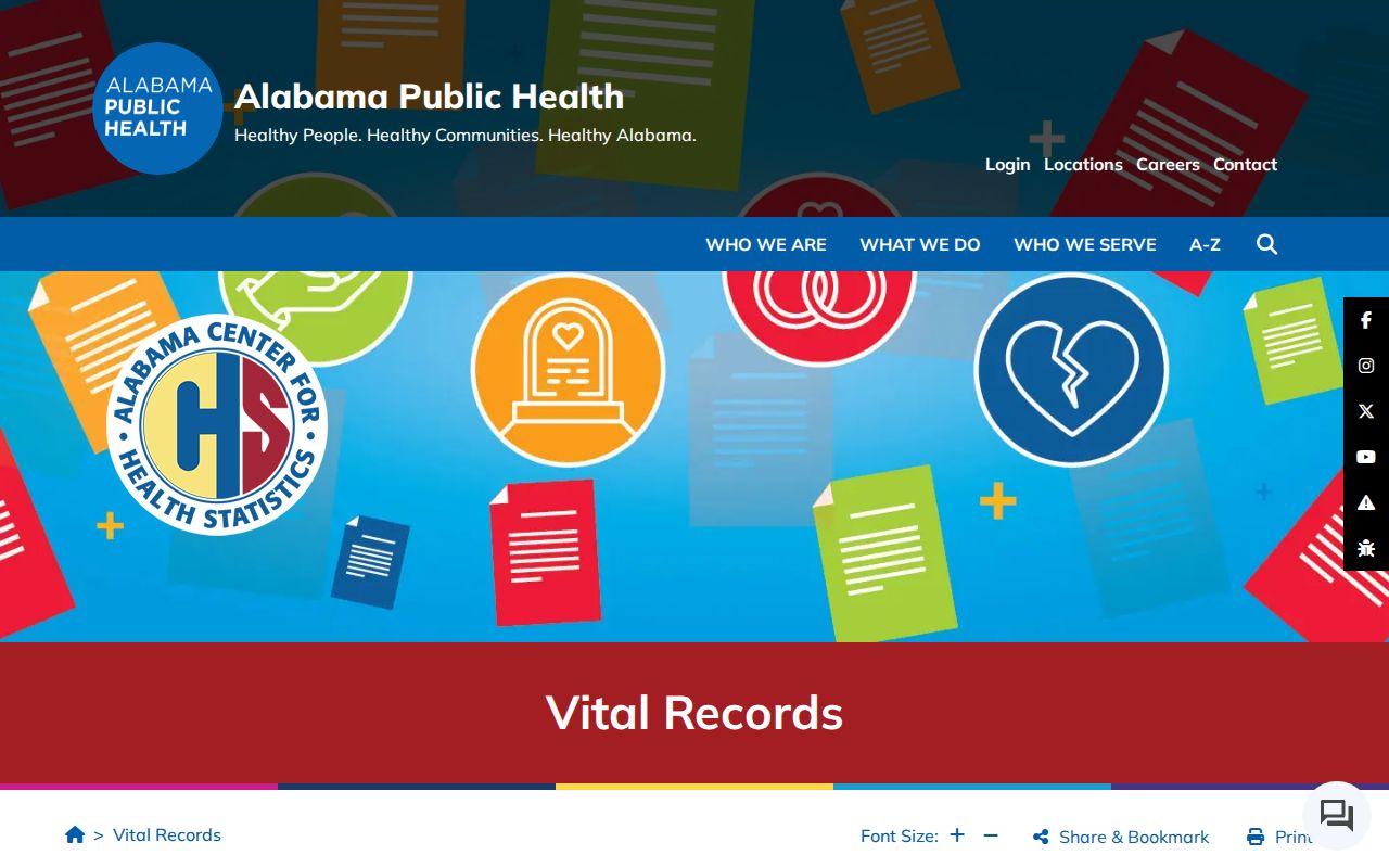 Lowndes County marriage and divorce records through Alabama Vital Records
