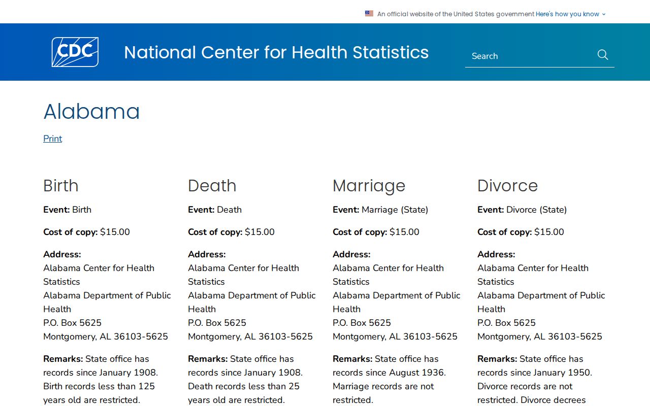 Lowndes County marriage and divorce certificate access information
